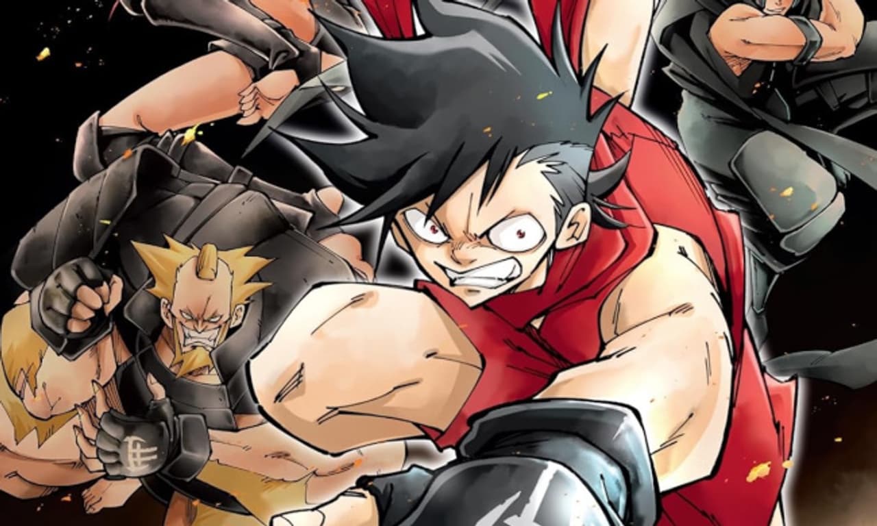 Personajes de Martial War en acción, con un estilo dinámico y colorido.