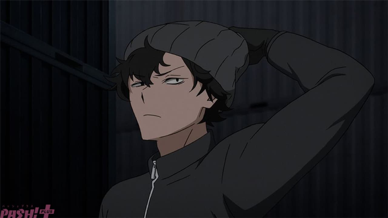 Sakurai, el senpai de Kanako, con su gorro característico.