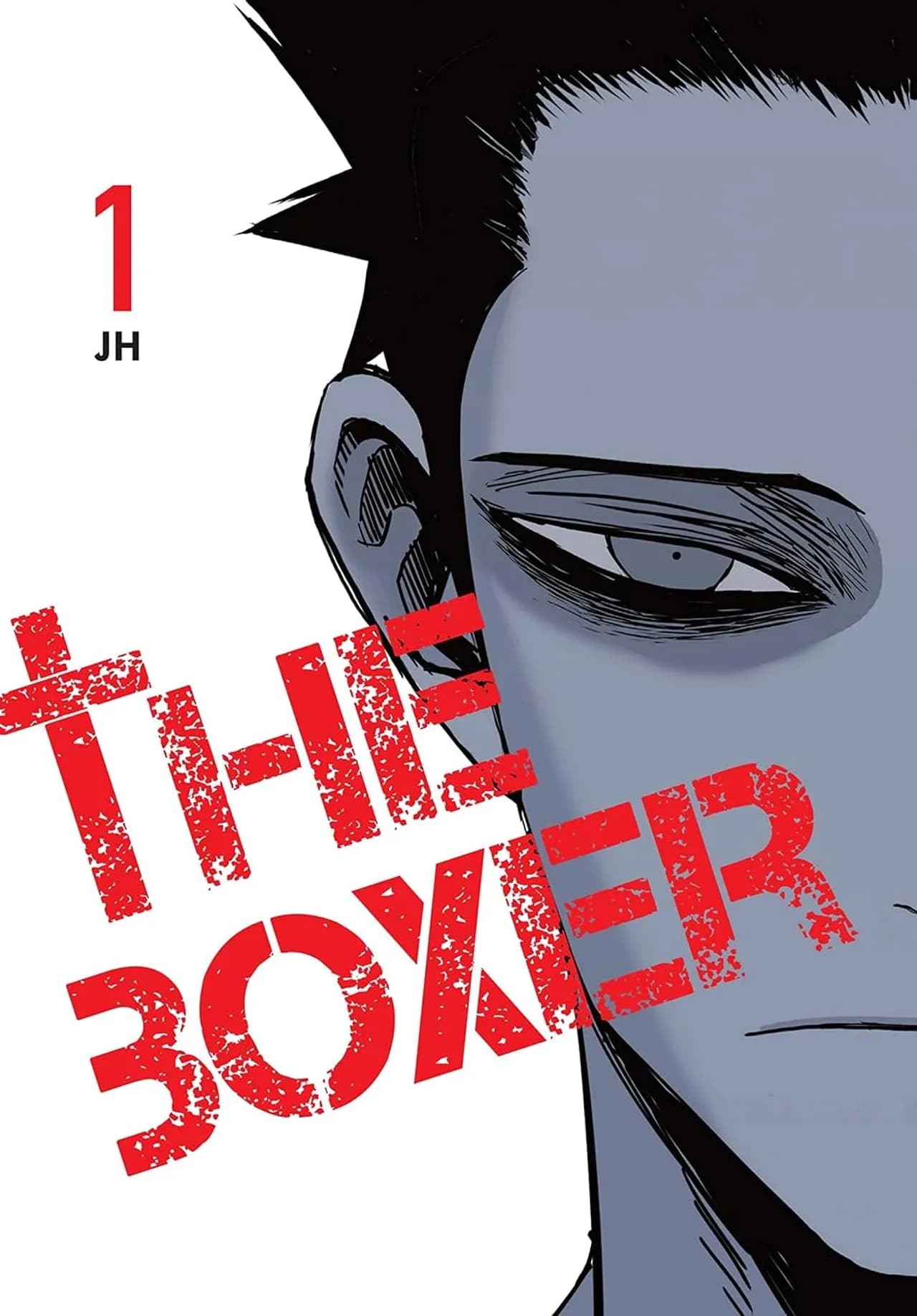 Portada del primer volumen en inglés del manhwa The Boxer.