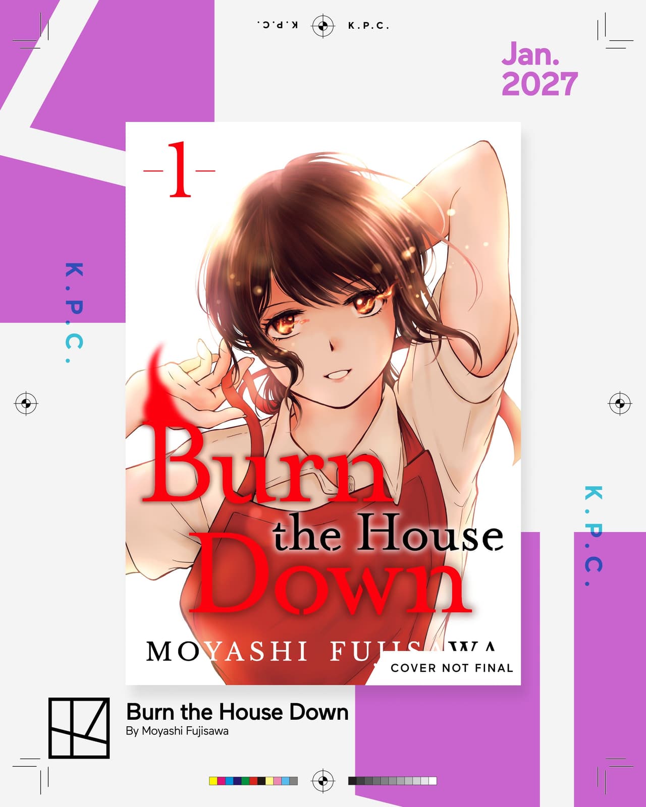 Visual de Burn the House Down, uno de los títulos que pasará al papel.