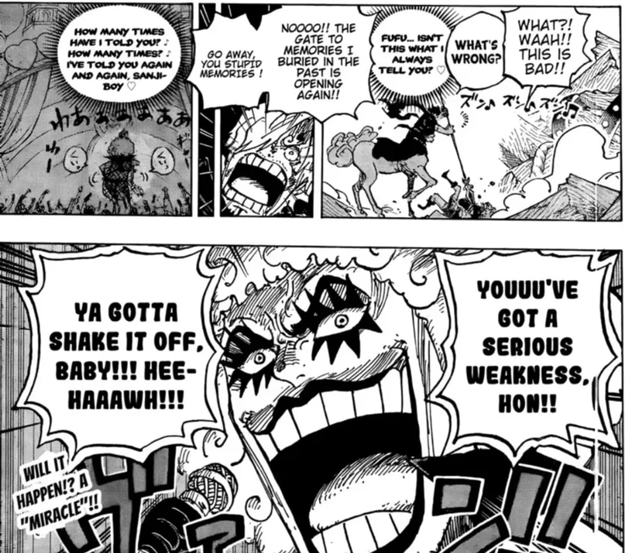 Página filtrada del capítulo 1195 de One Piece.