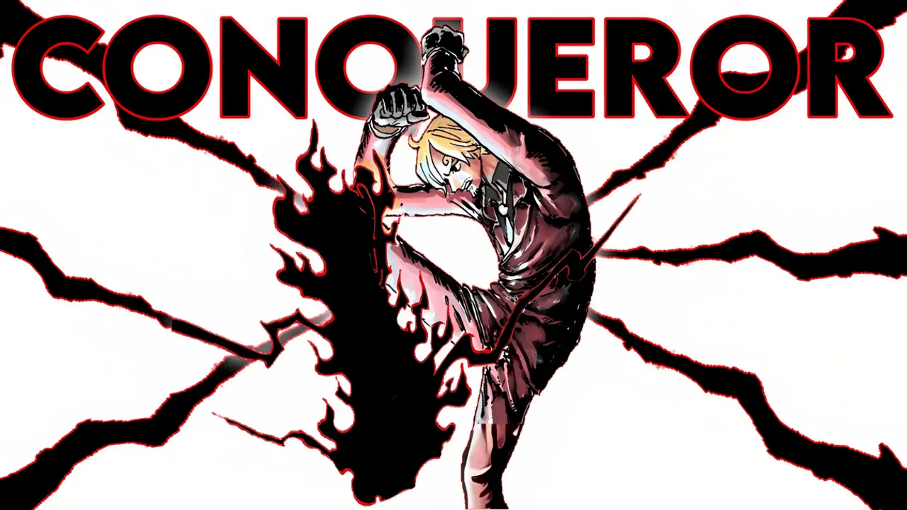 Sanji generando llamas en su pierna