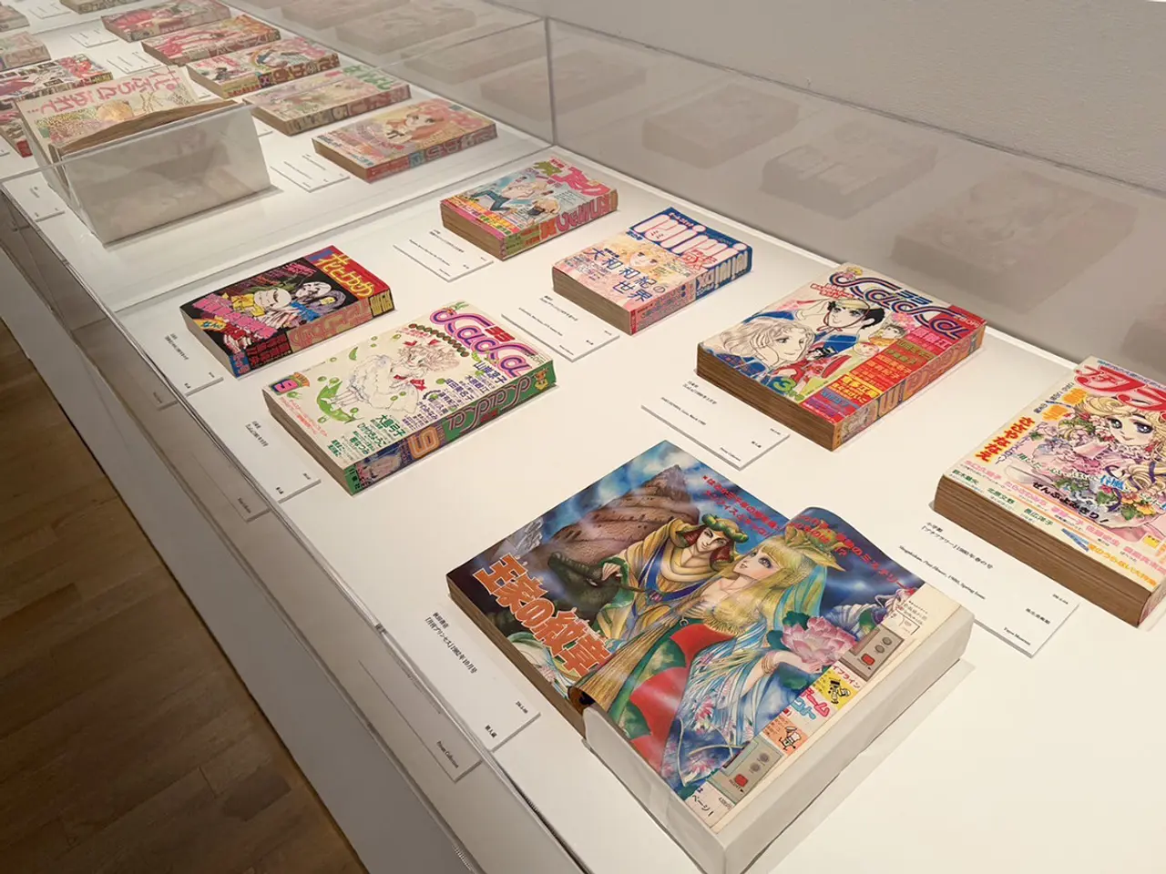 Sala de la exposición Shōjo Manga Infinity en el Museo Nacional de Arte de Tokio.