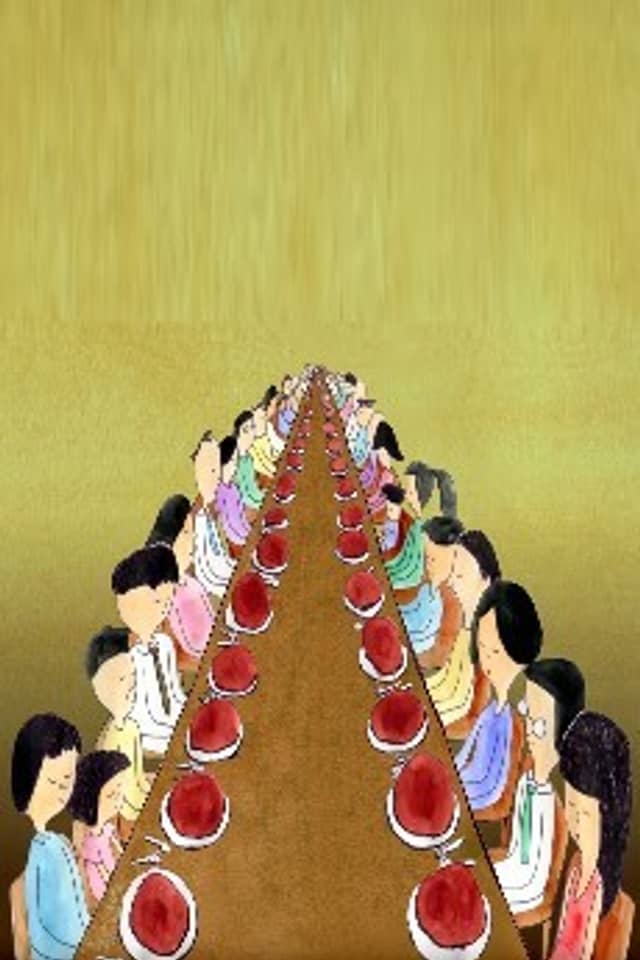 People who are eating