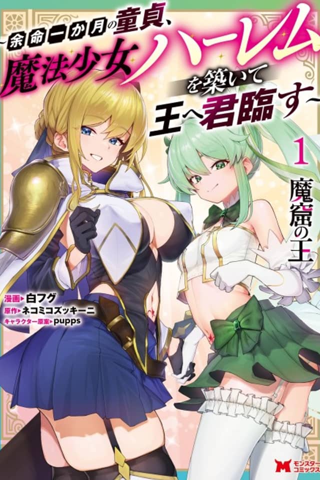 The King of the Monster Cave: A Male Virgin with One Month Left to Live, Builds a Magical Girl Harem and Reigns as King