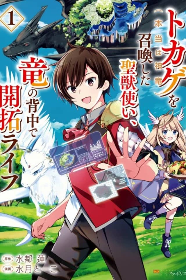 Tokage (Hontou wa Shinryuu) wo Shoukan Shita Seijuu Tsukai, Ryuu no Senaka de Kaitaku Life