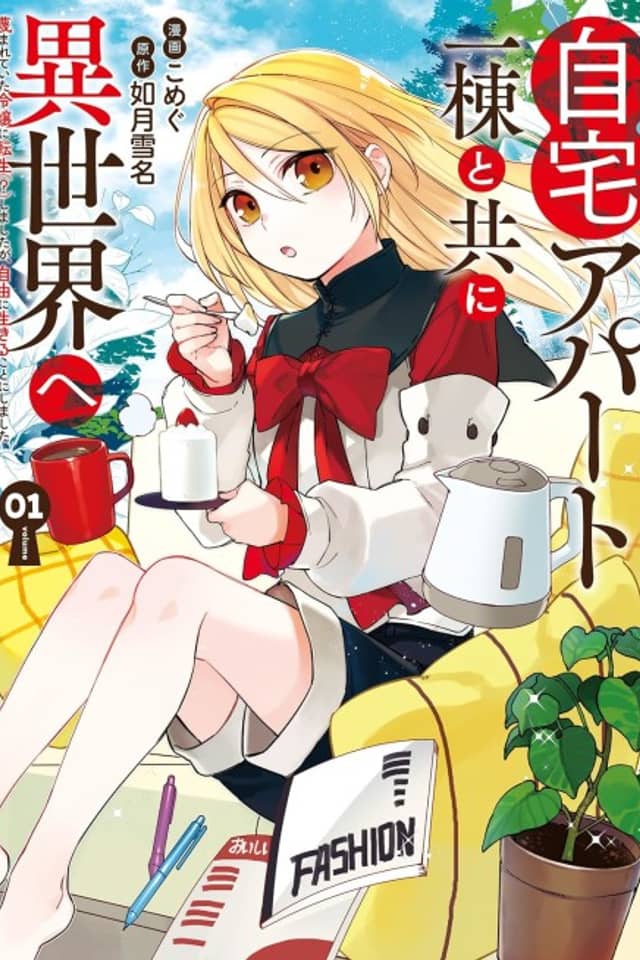 Jitaku Apaato Ittou to Tomoni Isekai e Sagesumarete Ita Reijou ni Tensei ( ? ) Shimashitaga, Jiyuu ni Ikiru Koto ni Shimashita