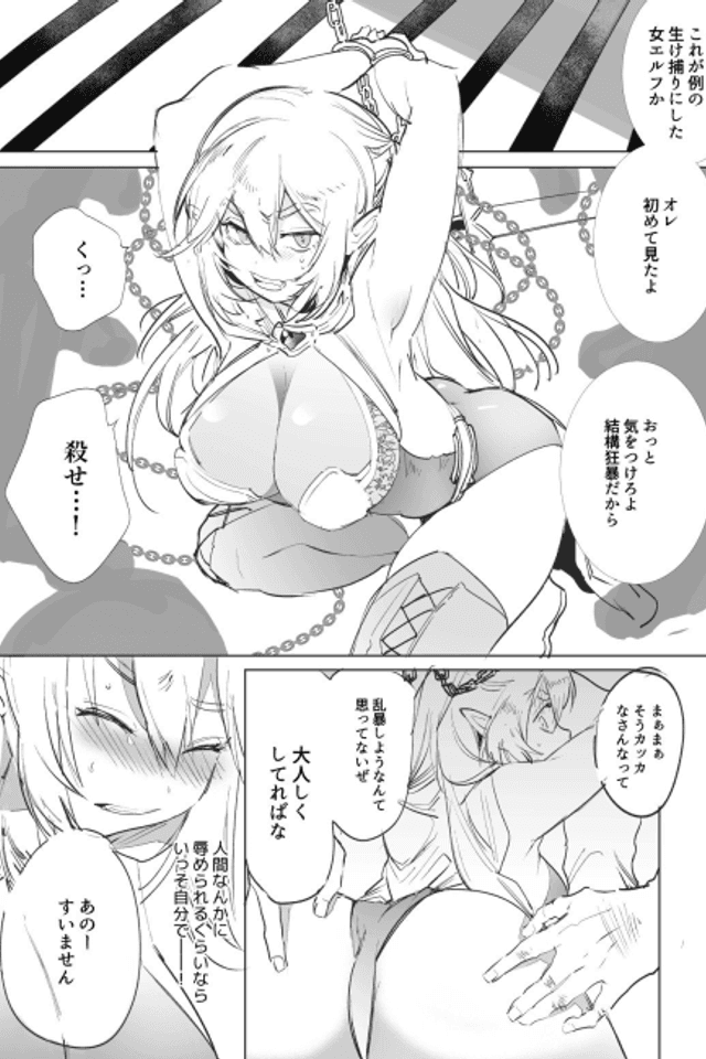 Kukkoro Onna Senshi Elf ga Ningen no Majutsushi ni Tsukamatta Hanashi
