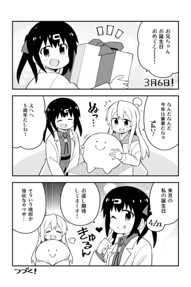 Onii-chan wa Oshimai! Tanjoubi